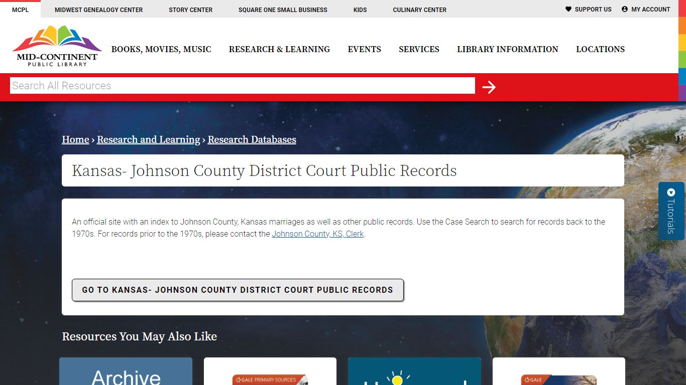 Kansas- Johnson County District Court Public Records